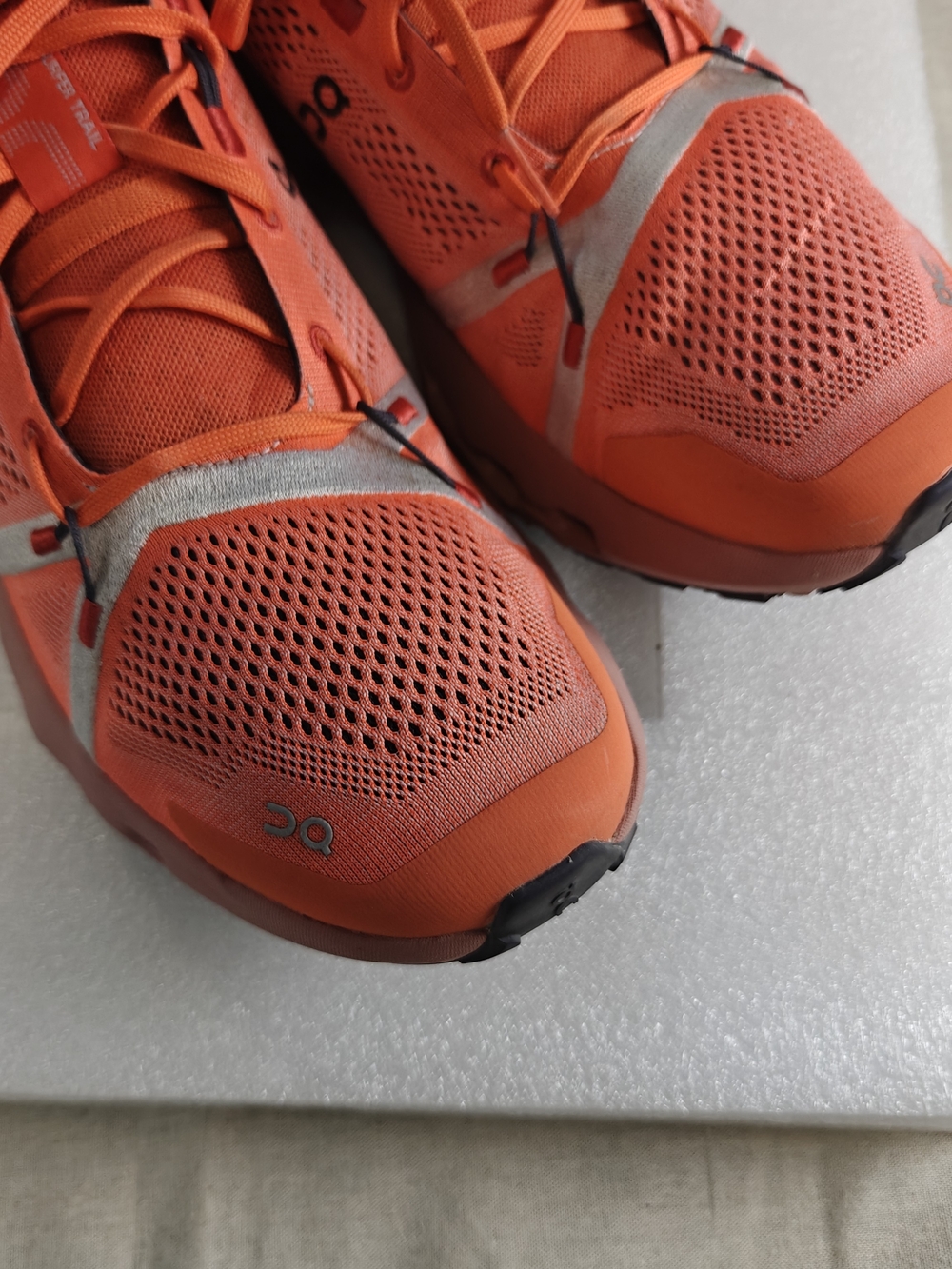 On Running Cloudsurfer Trail Mens Shoes Orange Size 12M Trail Running Sneakers - Picture 8 of 9